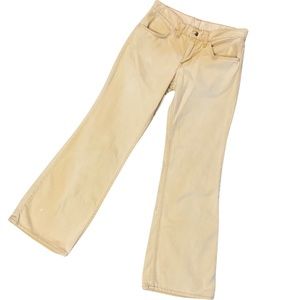 Rare Vintage Levi’s For Gals Khaki Flare Leg Jeans Big E